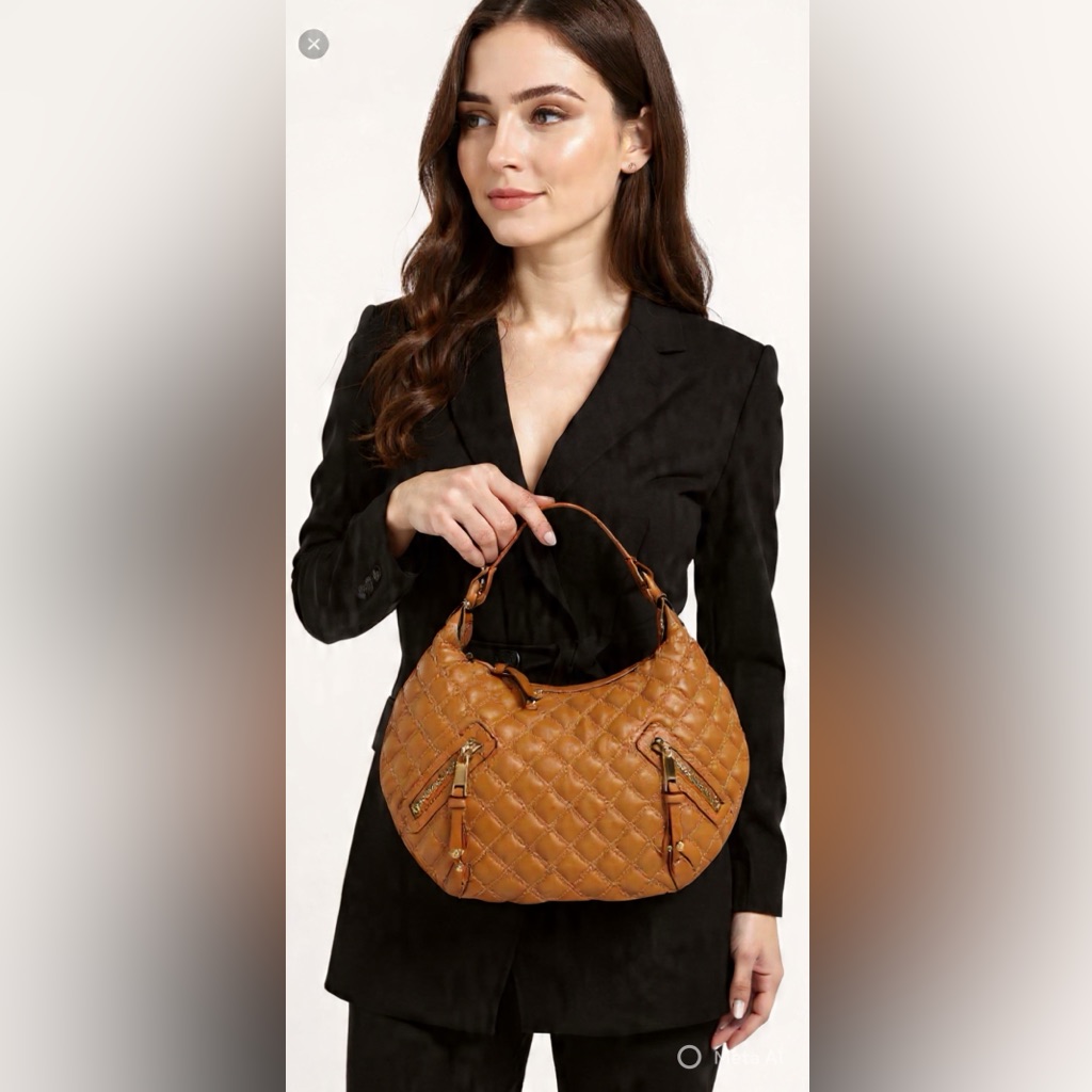 Marc Jacobs Hobo Quilted Leather Shoulder Bag